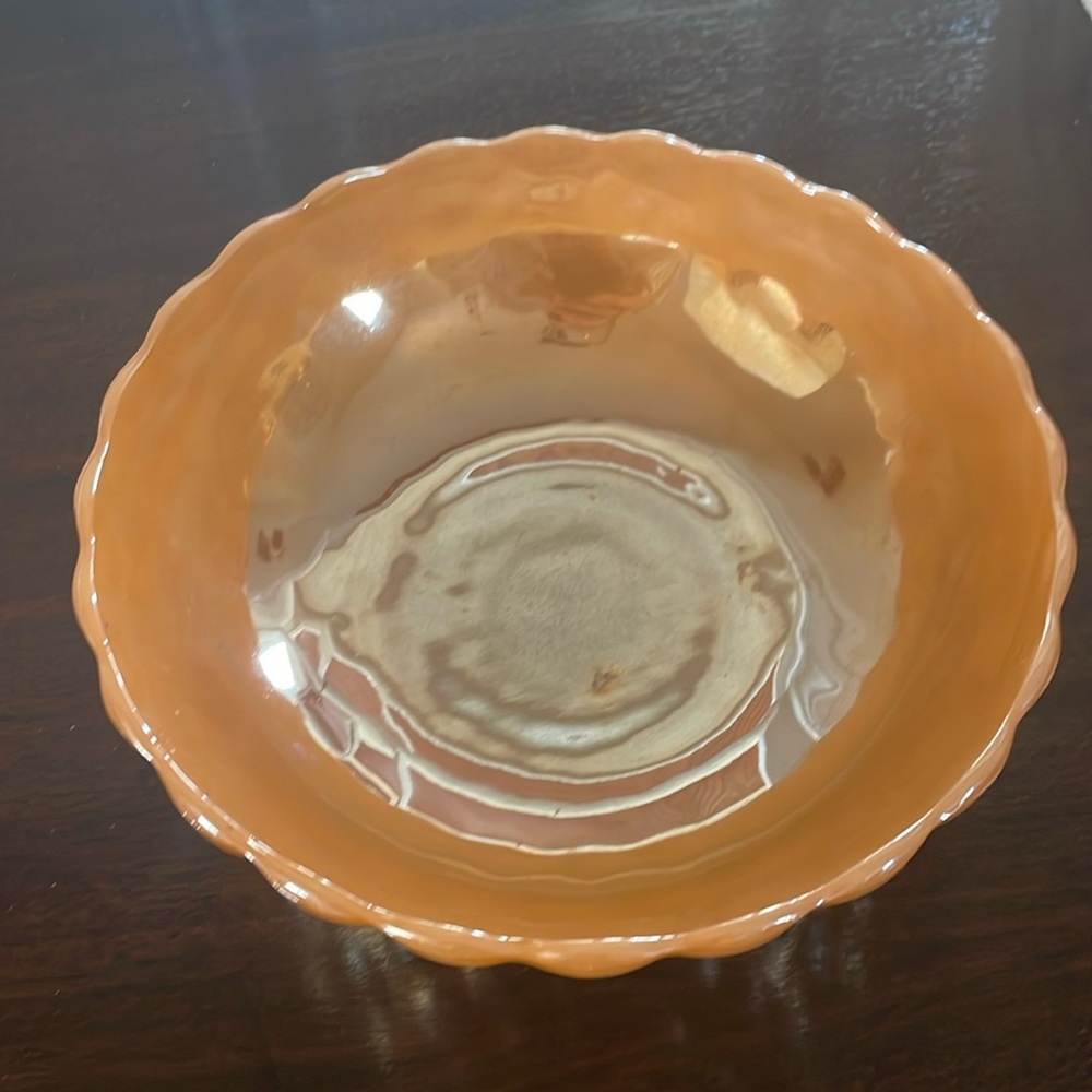 Milk glass bowl